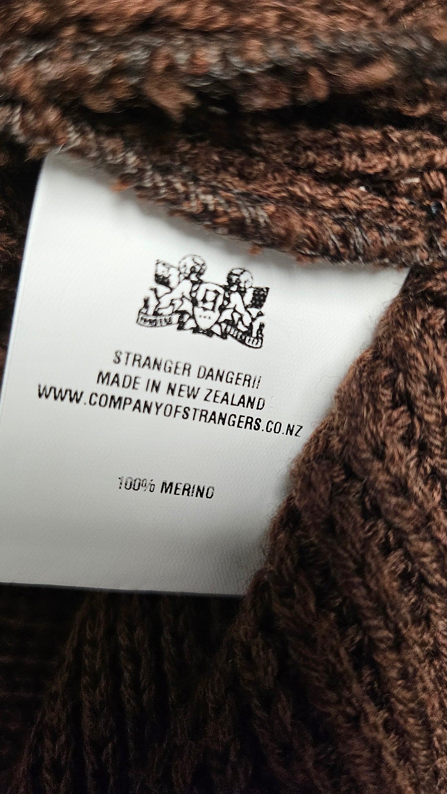 Company Of Strangers Brown Merino Knit (10-14)