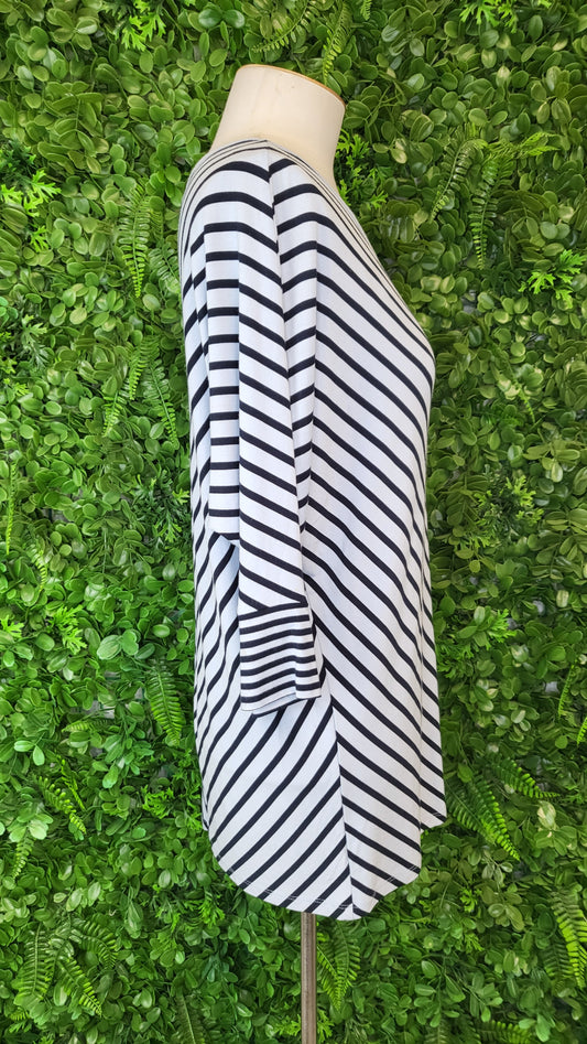 Max Blue Chevron Stripe Top (8-10)