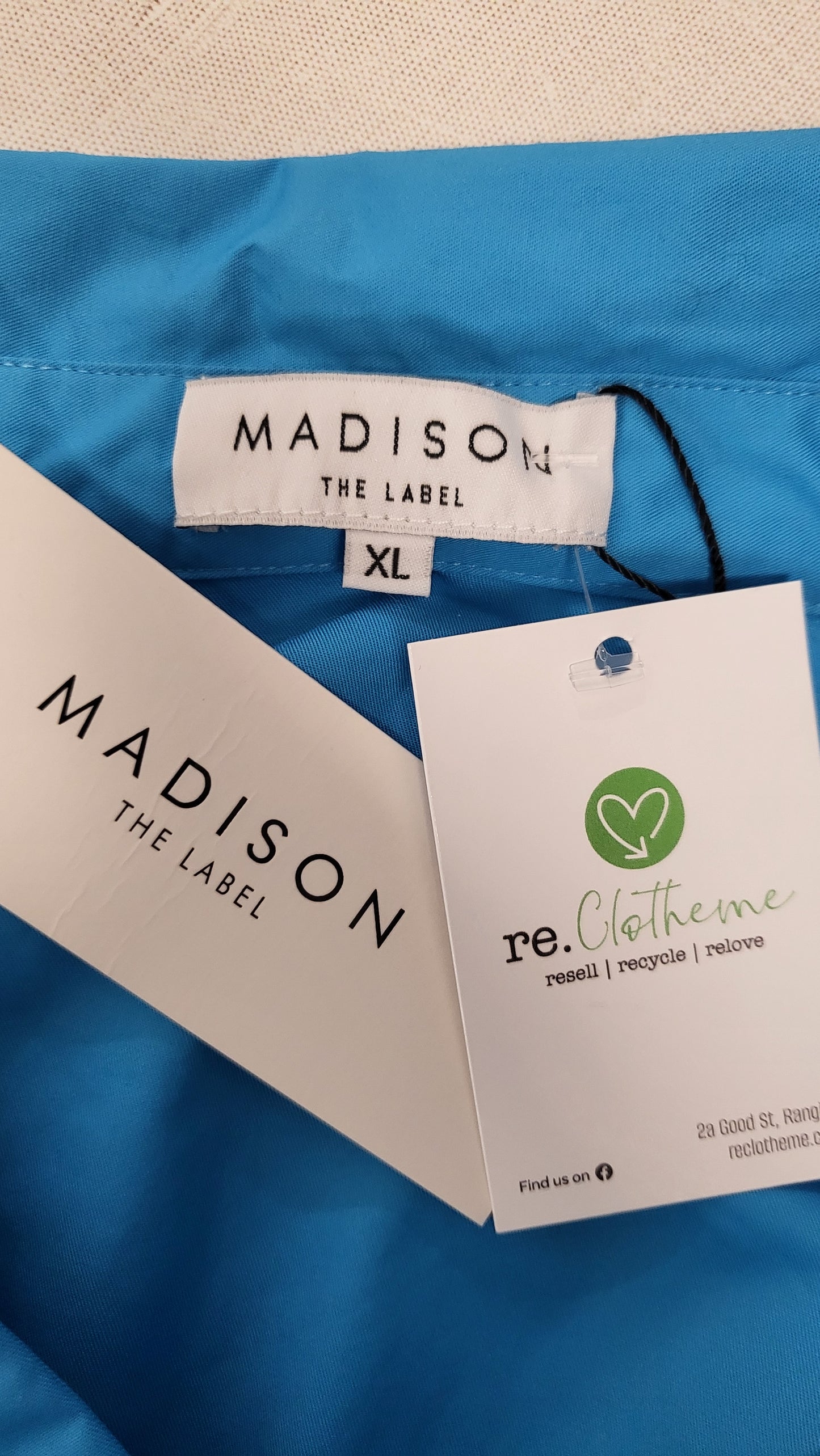 Madison The Label Blue Saskia Shirt BNWT (16)