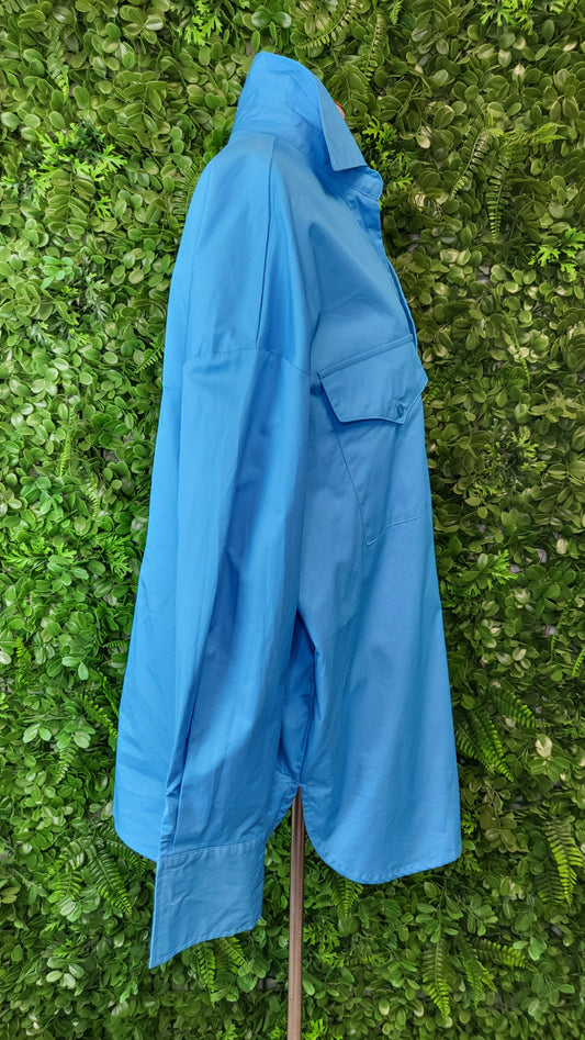 Madison The Label Blue Saskia Shirt BNWT (16)