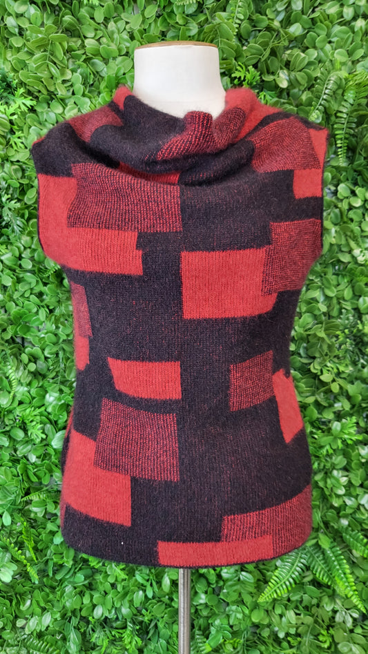 McDonald Check Possum Merino Vest (8-10)