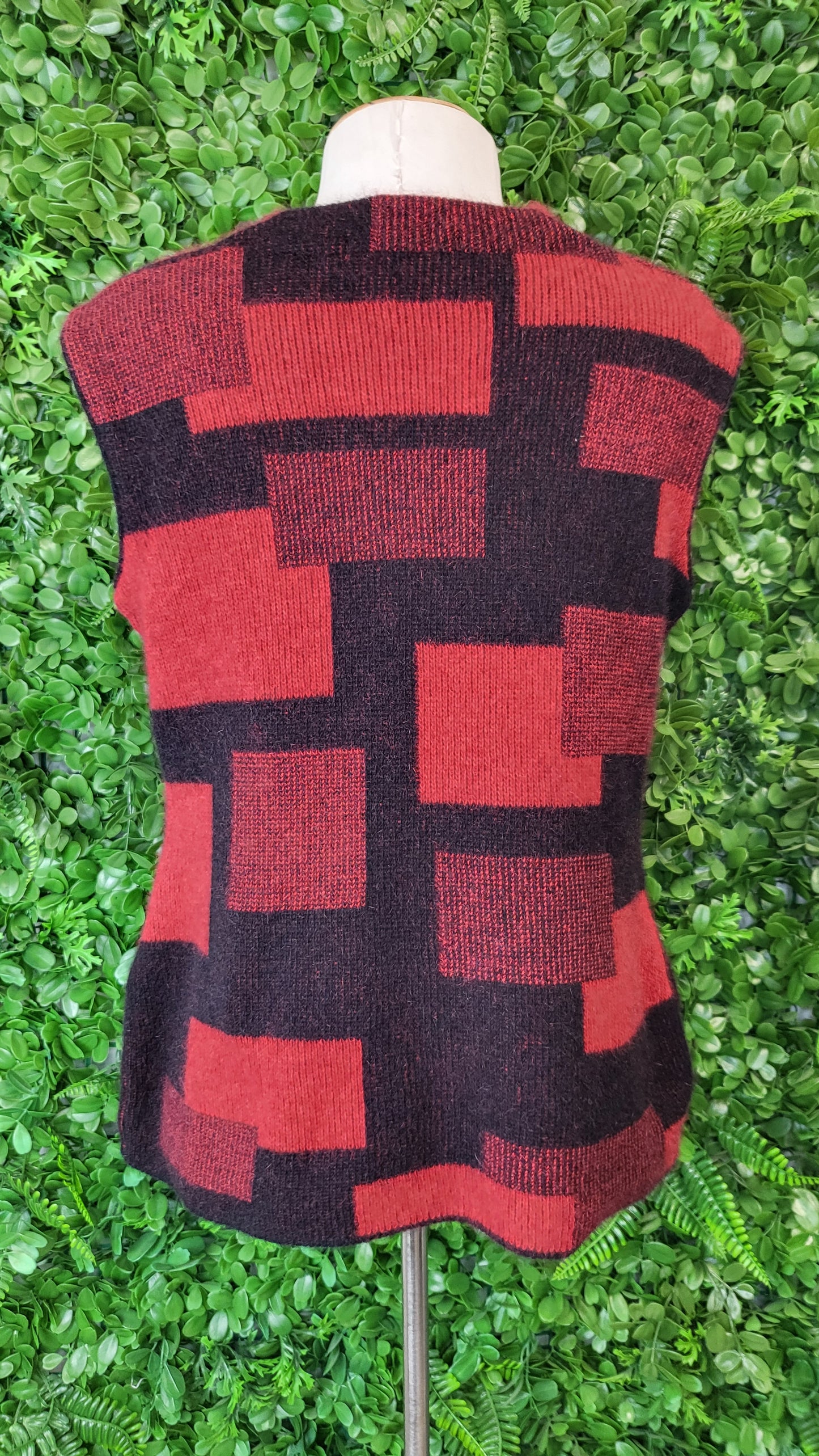 McDonald Check Possum Merino Vest (8-10)