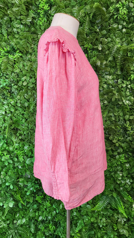 Max Pink Linen Top (14)