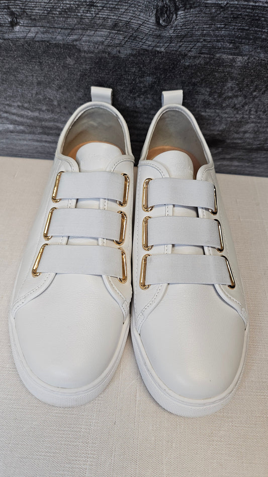 Florsheim White Leather Sneakers (40)