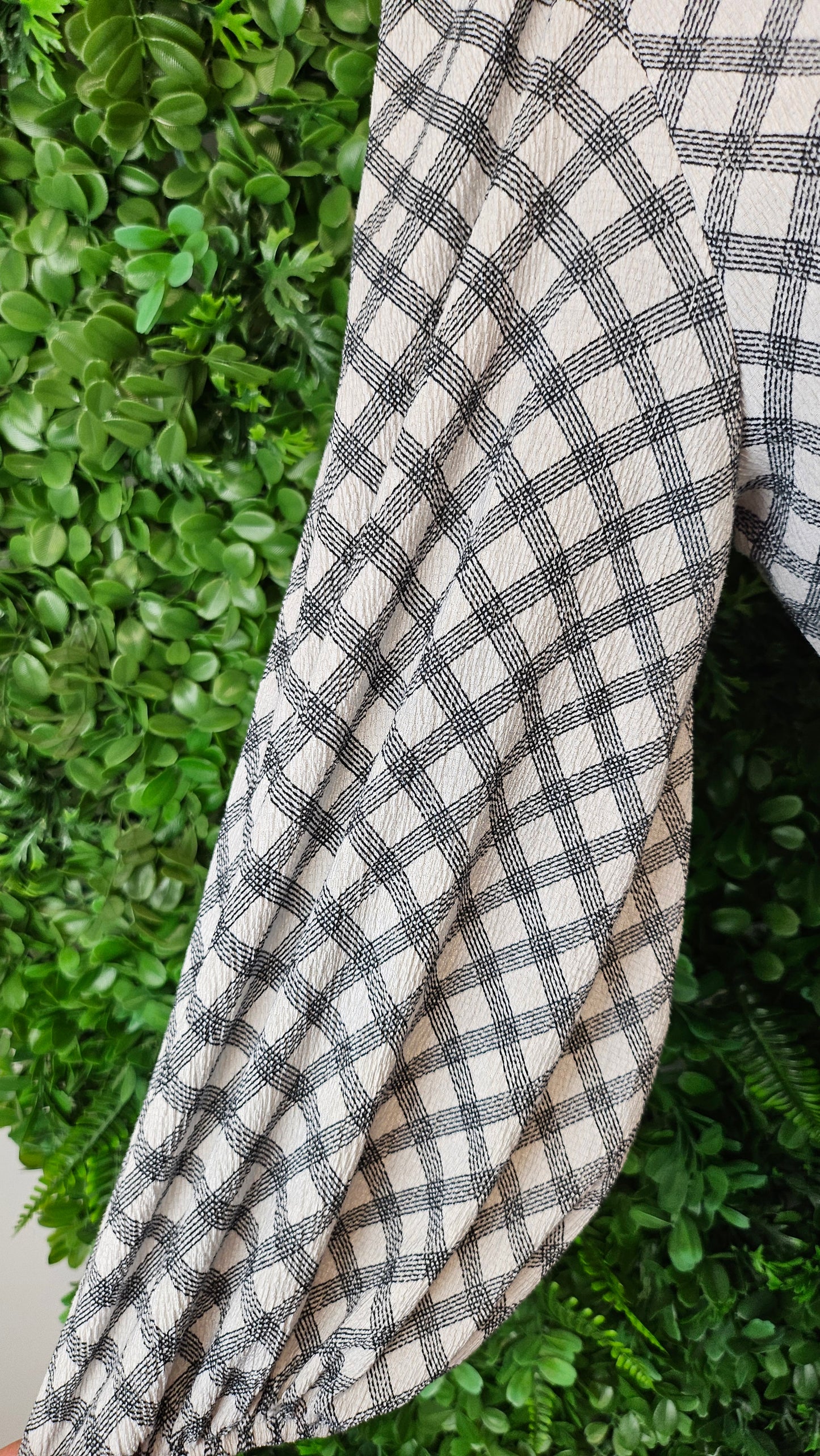 Decjuba Check Wrap Dress (8)