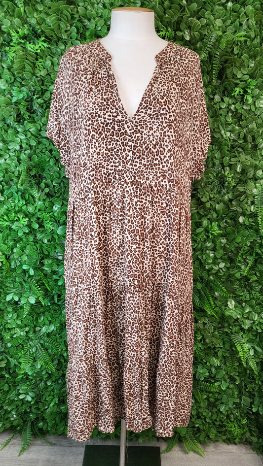 Boho  Animal Print Dress (16)