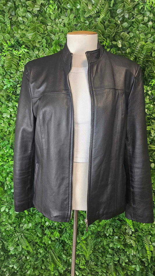 L’Aurore Black Leather Jacket (16)