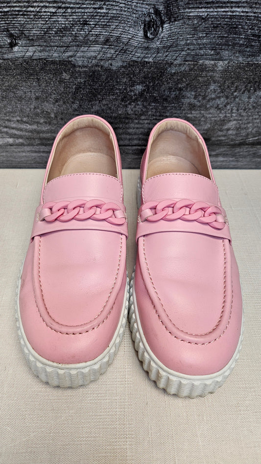 Valdo Pink Gleeme Loafers (39)