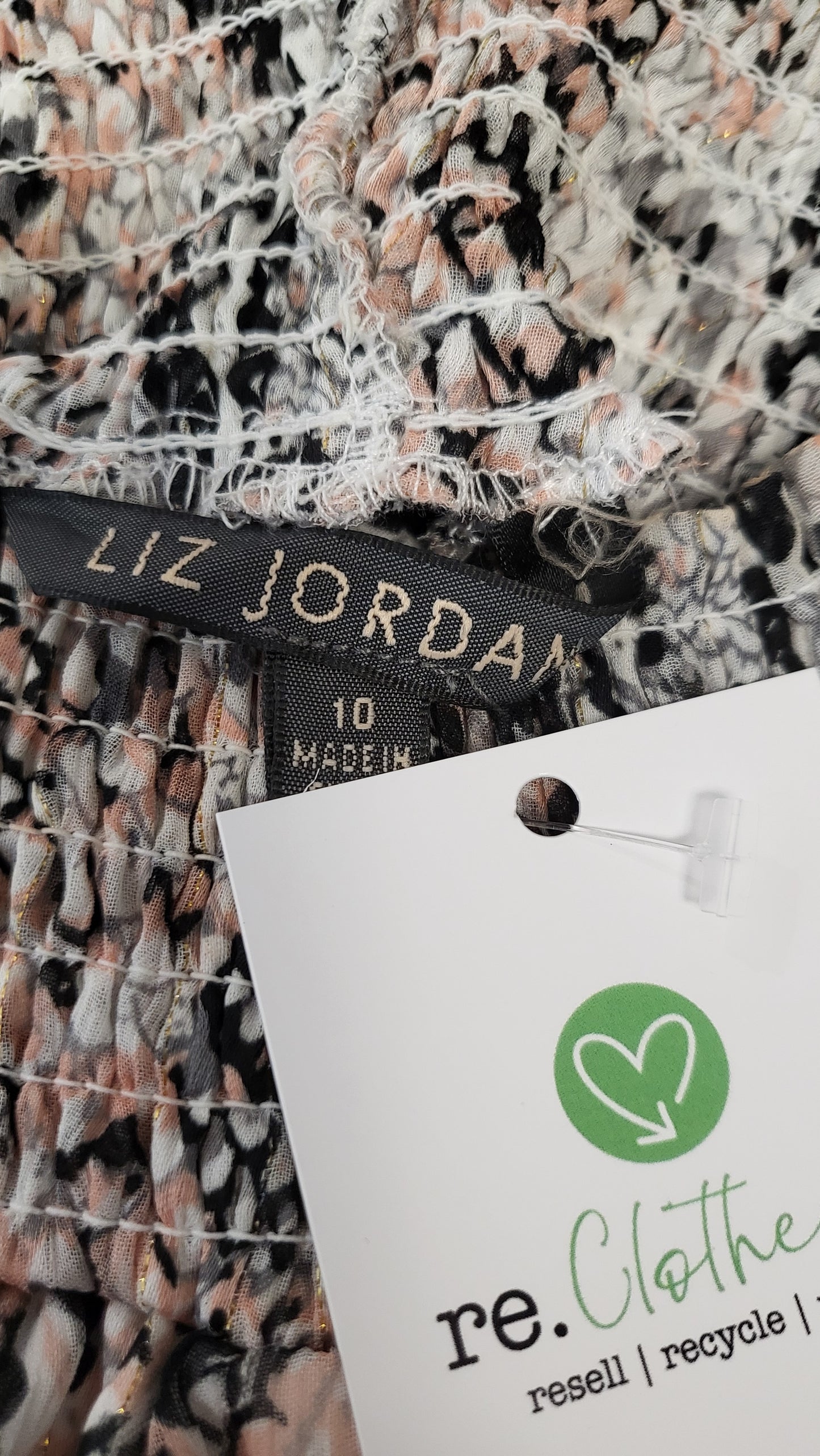 Liz Jordan Snake Tie Blouse (10)