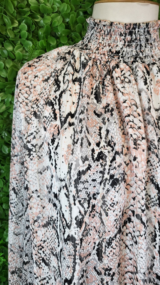 Liz Jordan Snake Tie Blouse (10)