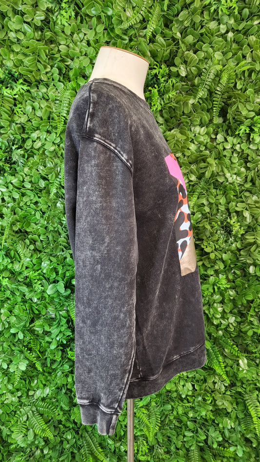 Rebel Club Washed Print Sweat (8-10)