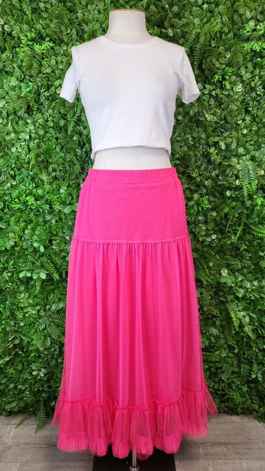 Jellicoe Pink Tulle Skirt (10)