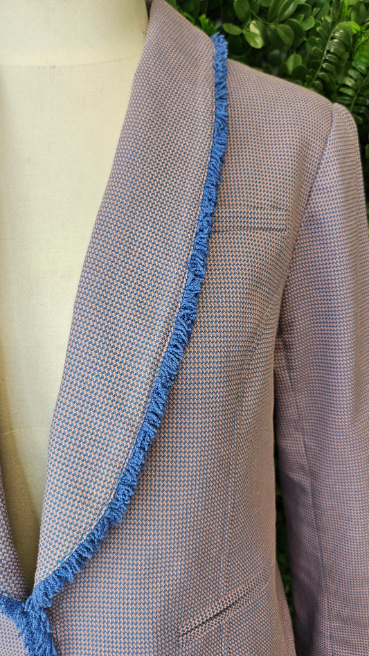 Loobies Story Mauve/Blue Check Blazer (10)