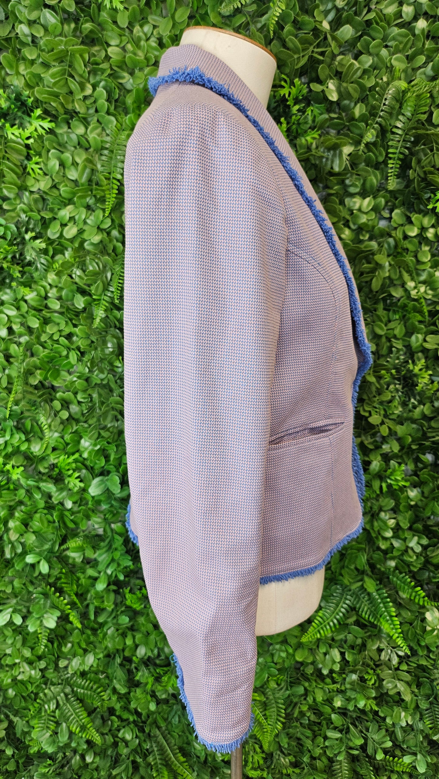 Loobies Story Mauve/Blue Check Blazer (10)