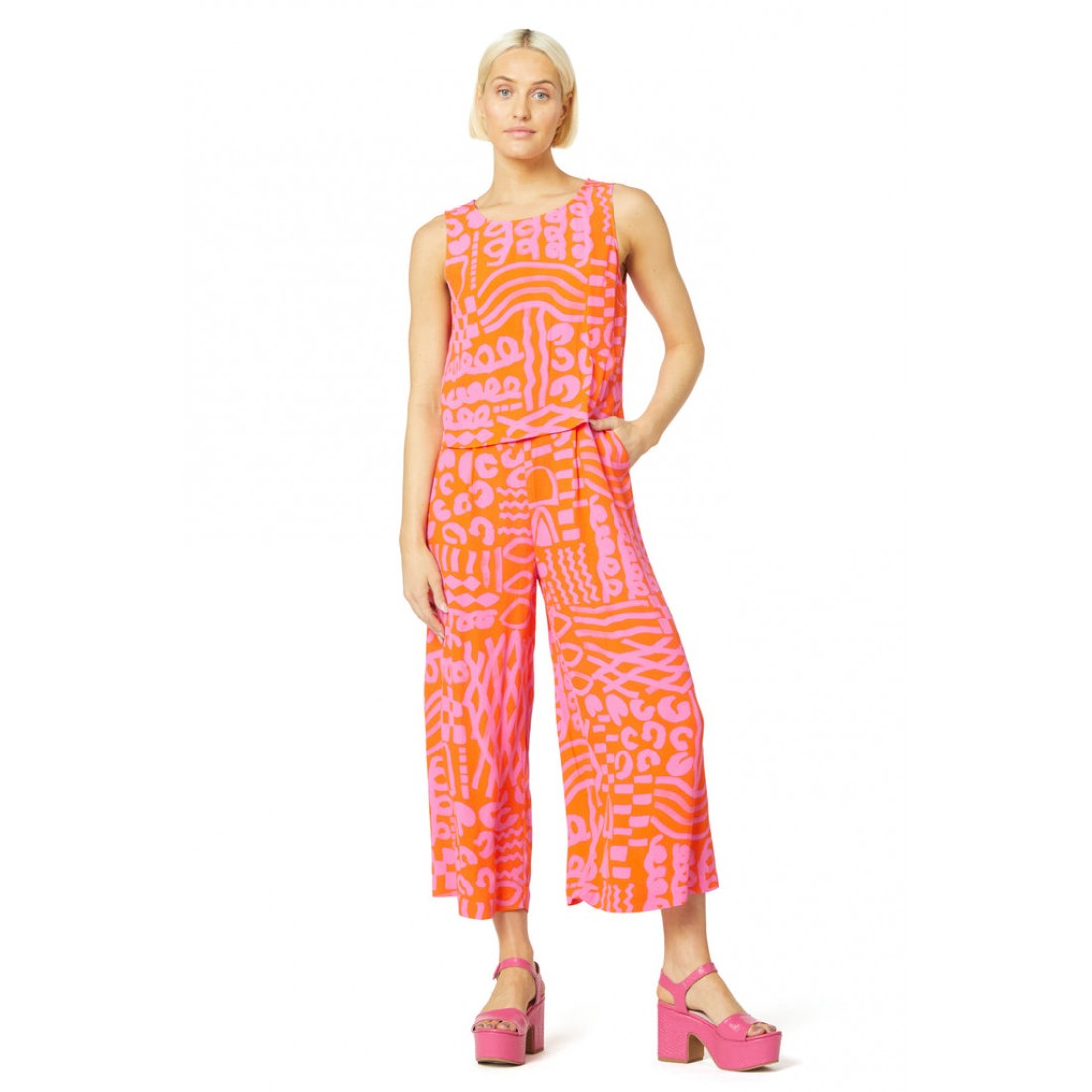 Gorman Pink/Orange Fluro Jumpsuit (14)