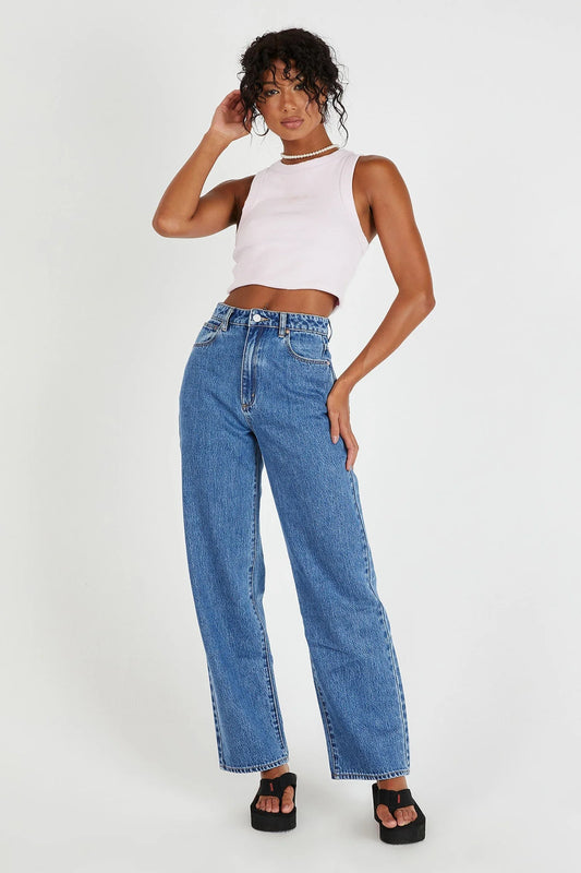 Abrand Vintage Blue Wide Leg Jean (8)