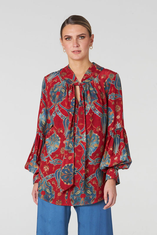 Obi Multi Tulip Blouse (14)