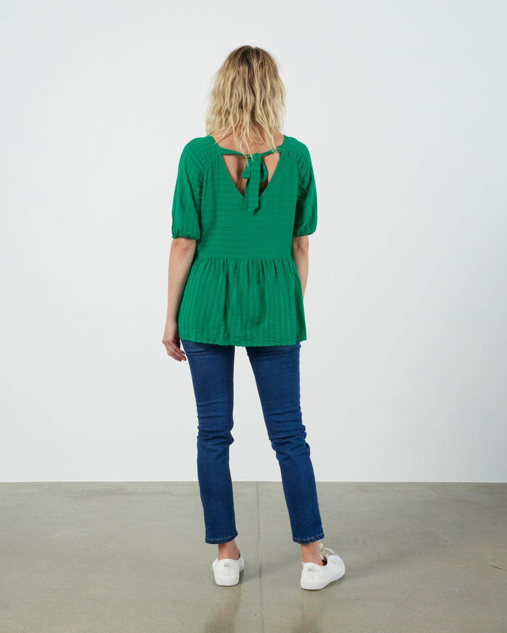 Et Alia Green Drop Hem Top (10-12)