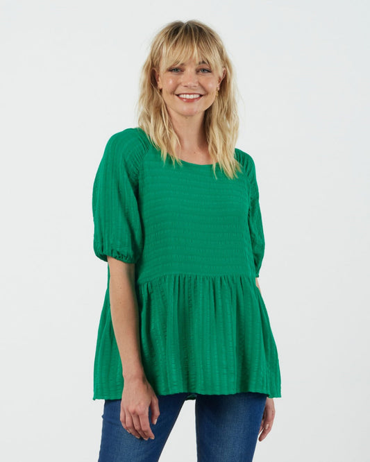 Et Alia Green Drop Hem Top (10-12)