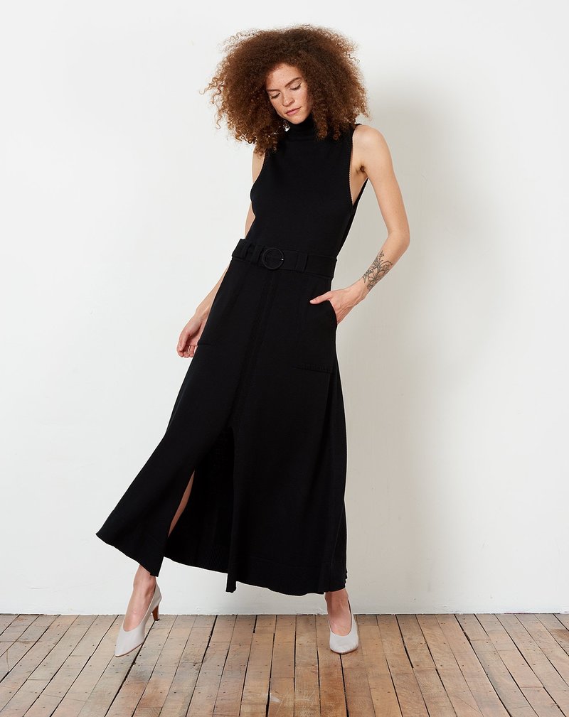 Mara Hoffman Black Knit Dress (14)