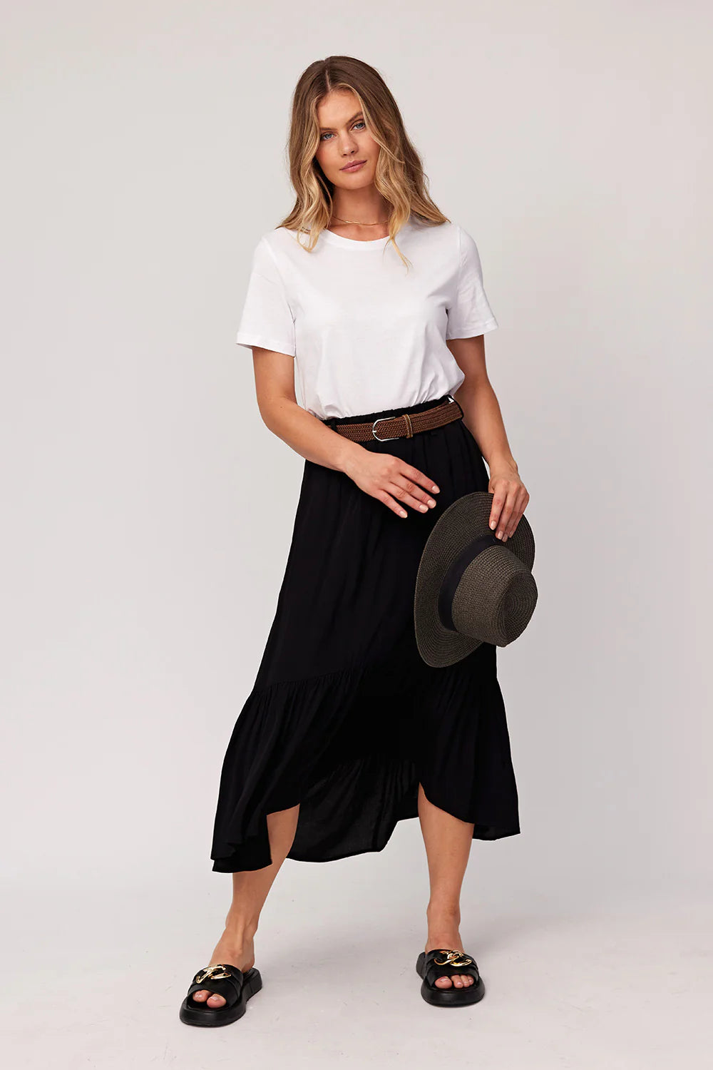 Lemon Tree Black Michaela Skirt BNWT (8)