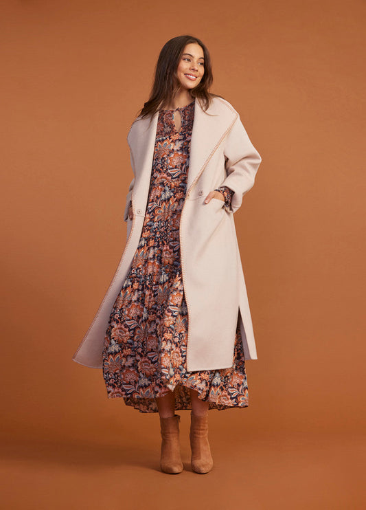 Loobies Story Dusky Blush Pink Capucine Coat (14)