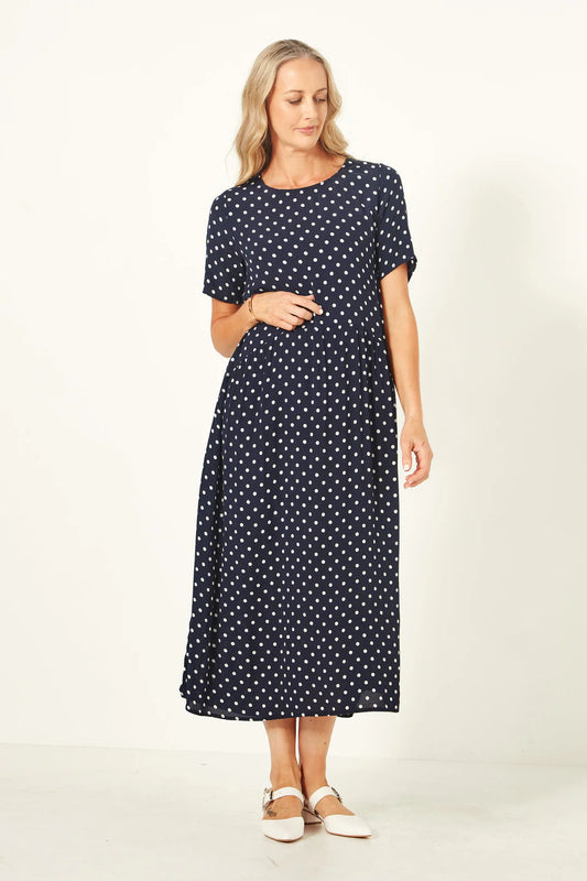 Lemon Tree Navy Monroe Dress (14)