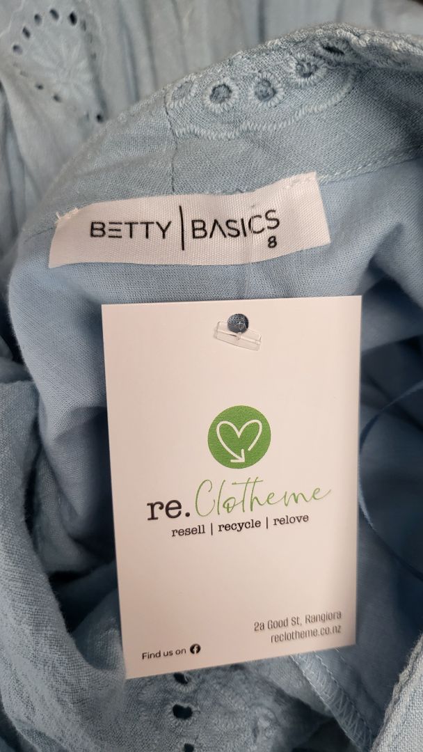 Betty Basics Baby Blue Broderie Dress (8)