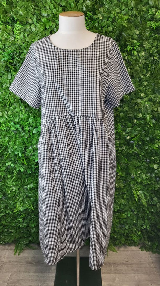 David Pond Gingham Smash Pocket Dress (14)