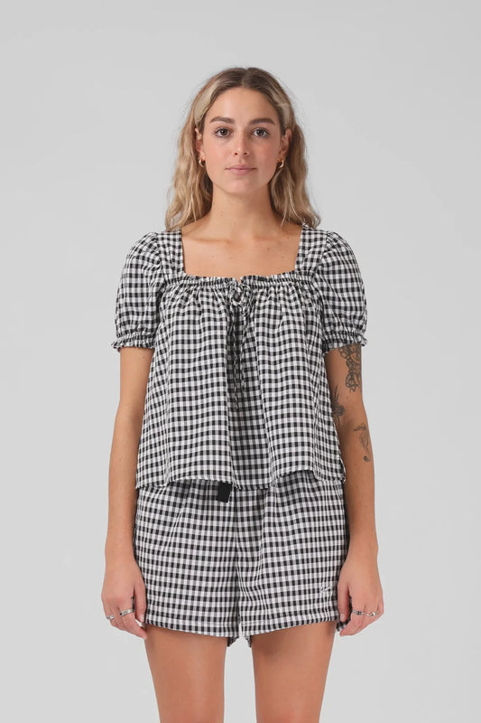 RPM B/W Gingham Top BNWT (10)