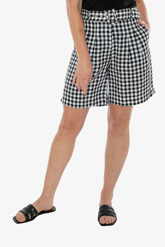 Pingpong B/W Gingham Shorts (16)